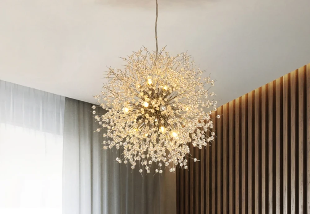 globe ceiling chandelier